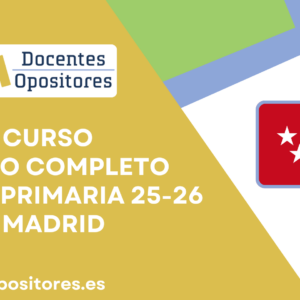 CURSO OPOSICIONES INGLÉS COMPLETO MADRID 25-26